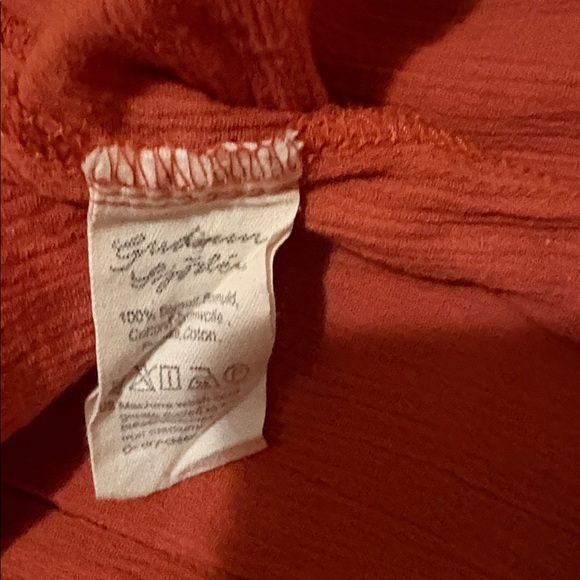 Gudrun Sjoden Rust Button-Down Dress with Pockets - Picture 11 of 12